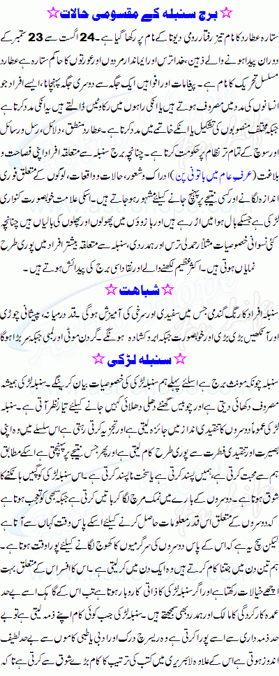 Virgo Detail Profile